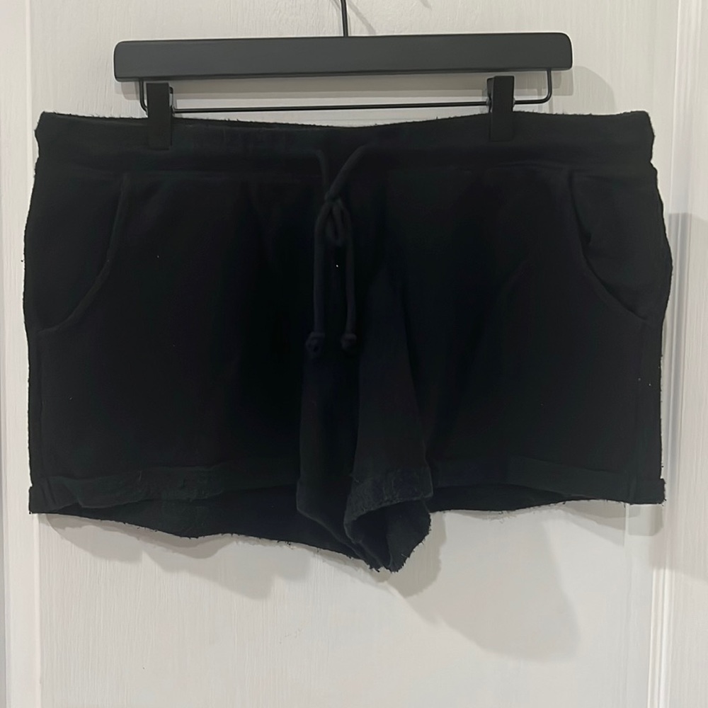 Terry cloth knit shorts